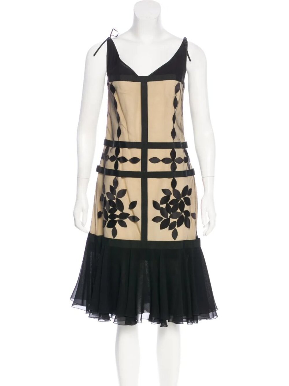 JUOZAS STATKUS  - ONE OF MOST FAMOUS EUROPEAN DESIGNERS -  RUNWAY SILK DRESS* M